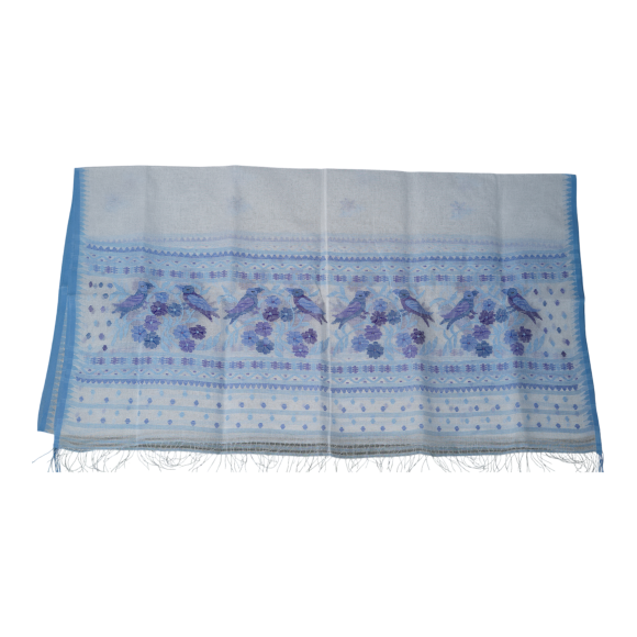 Silk Shawl (Rani Innaphi) with Floral Motif - Image 4