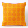 Yellow Polka Dot Cushion Cover